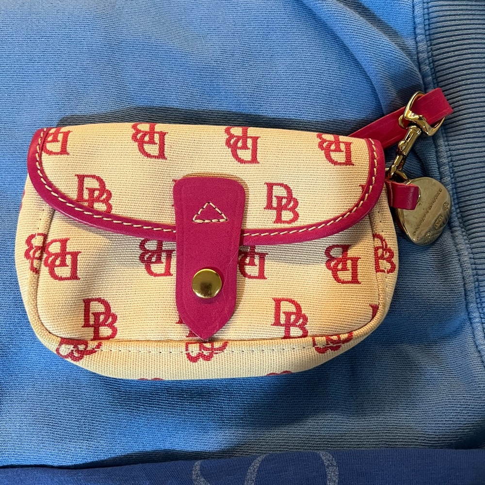 Dooney & Bourke Pink and crème Mini Bag